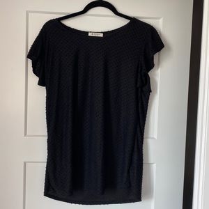 Short sleeve with ruffle top